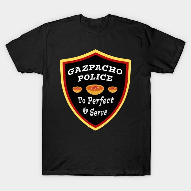 Gazpacho Police Perfect and Serve T-Shirt by Klssaginaw